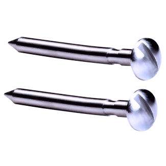 Set of 2 Pinewood Derby BSA Polished 2.5 Degree Bent Axles for sale online 