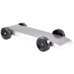 Silver PRO Car - Fully Built Fastest Pinewood Derby Car