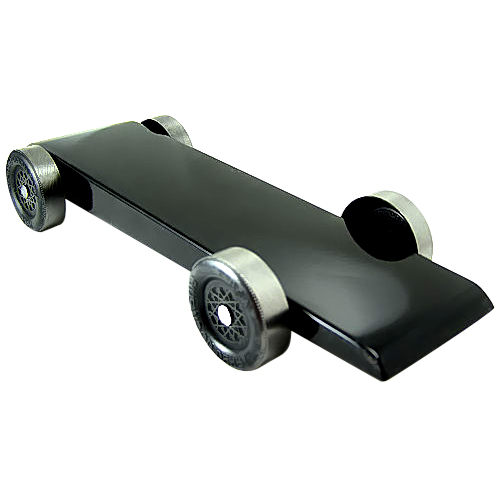 Black PRO Car - Fully Built Fastest Pinewood Derby Car