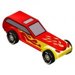 PT Cruiser pinewood derby car image