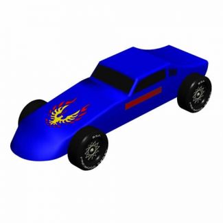  ABC Pinewood Car Blue Flames Decals Compatible with Pinewood  Derby Cars : Arts, Crafts & Sewing