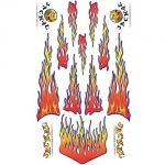 Flames - Pinewood Derby Car Decals