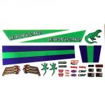 Lizard Pinewood Derby Decal Stickers