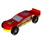 NASCAR pinewood derby car design