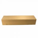 drilled pinewood derby car block