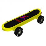 skateboard pinewood derby car design