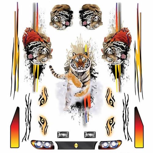 TIGER - Pinewood Derby Decals