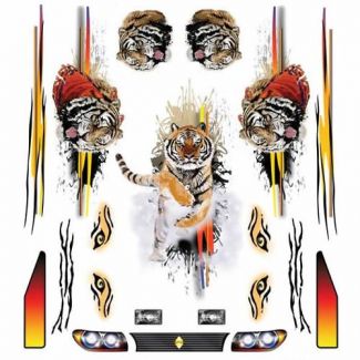 tiger car decal