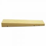 wedge pre-cut pinewood derby car no weight holes picture
