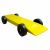 Fully Built Blazing Yellow Pinewood Derby Car